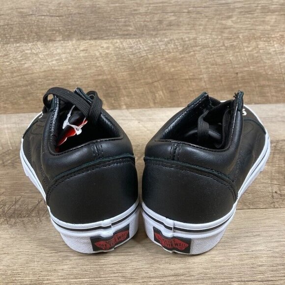 VANS Old Skool Fangs Black Leather Halloween Skate Shoes Womens 5.5 Mens 4 NEW - Picture 6 of 12